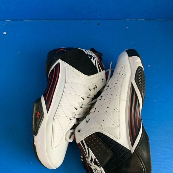 Nike Air Jordan CP3.II Men's Size 4.5Y White Varsity Red Black 342944-164 Chris - Picture 6 of 8